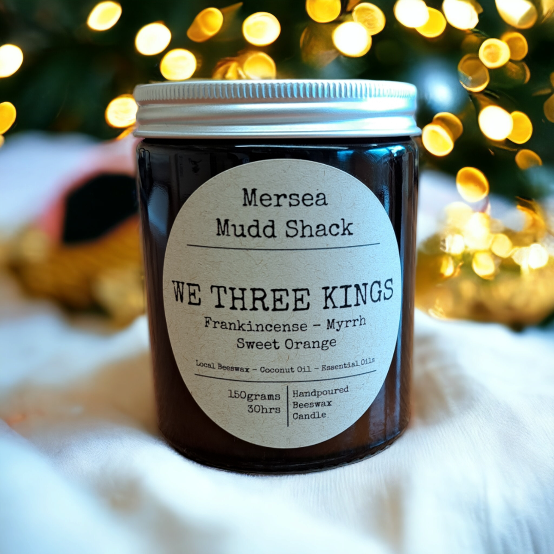 We Three Kings Festive Beeswax Candle