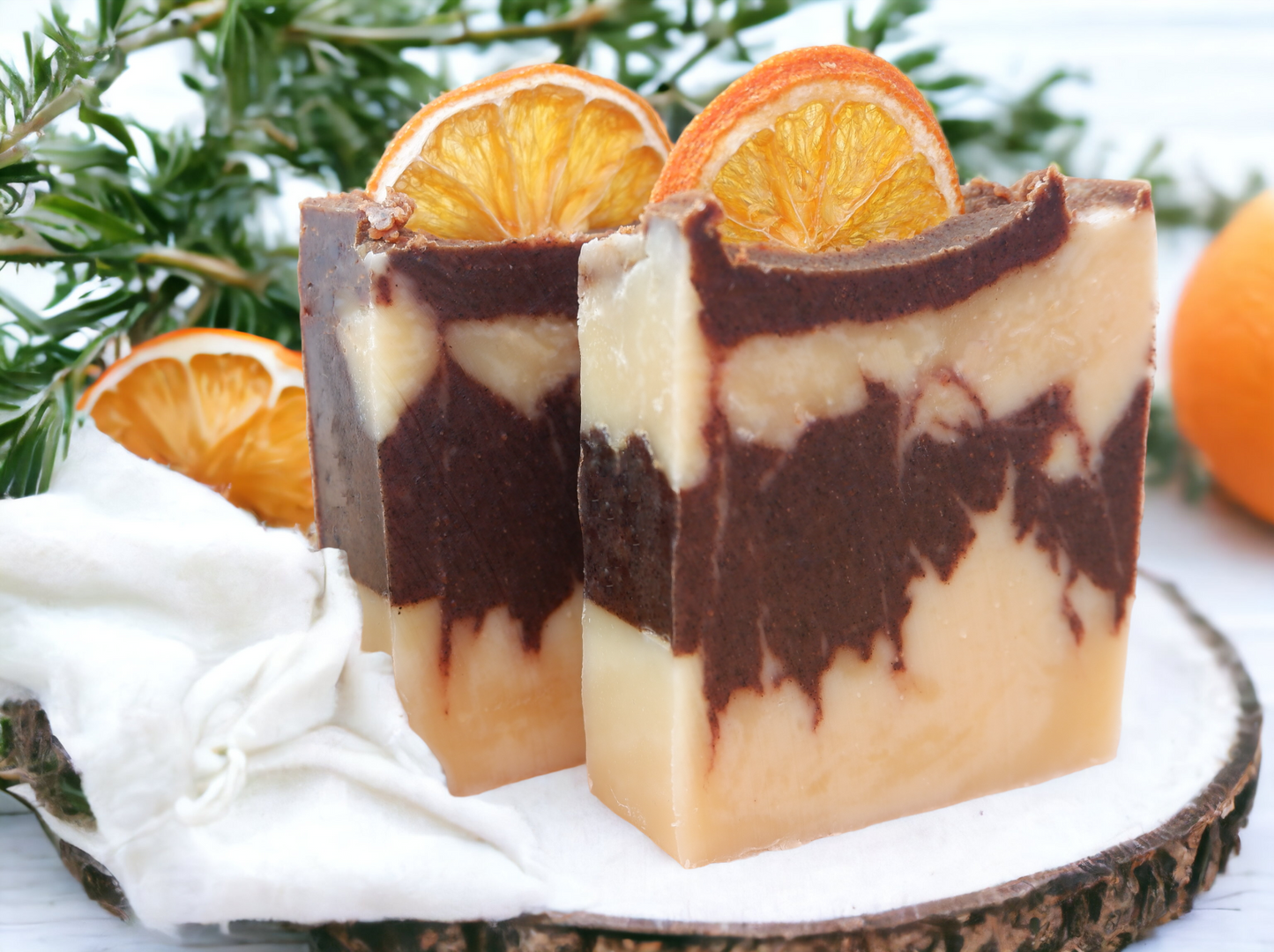 Orange & Cinnamon Festive Beeswax Soap Bar