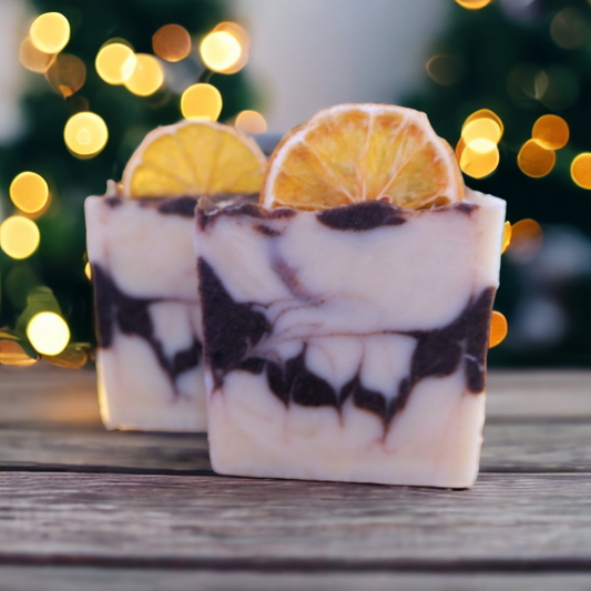 Orange & Cinnamon Festive Beeswax Soap Bar