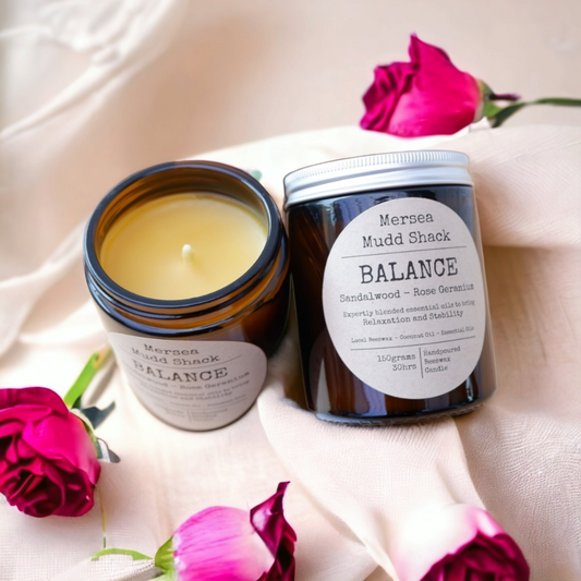 'Balance' Aromatherapy Beeswax Candle