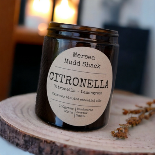 'Citronella' Aromatherapy Beeswax Candle