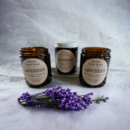 'Lavender' Aromatherapy Beeswax Candle