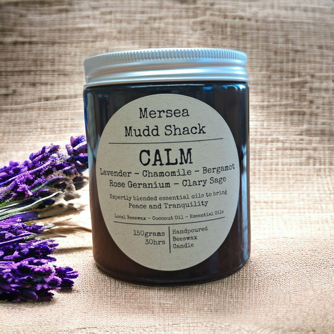 'Calm' Aromatherapy Beeswax Candle