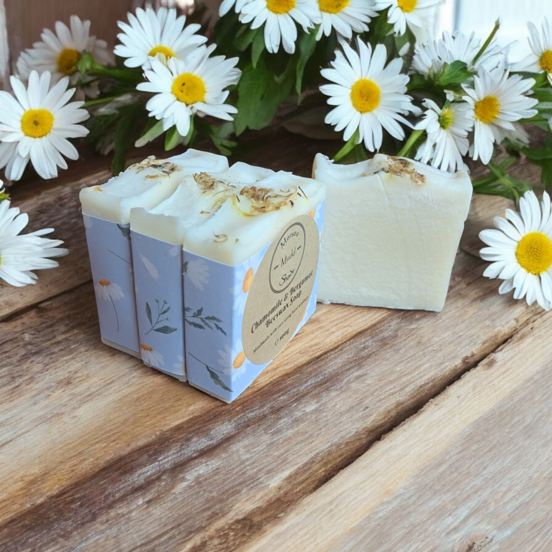 Chamomile & Bergamot Beeswax Soap