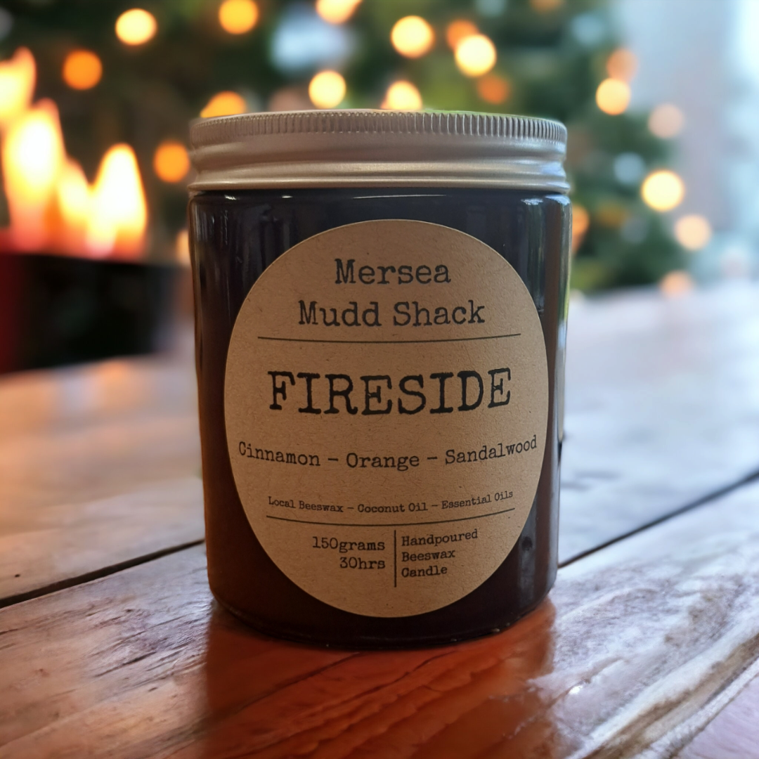 Fireside Festive Beeswax Candle