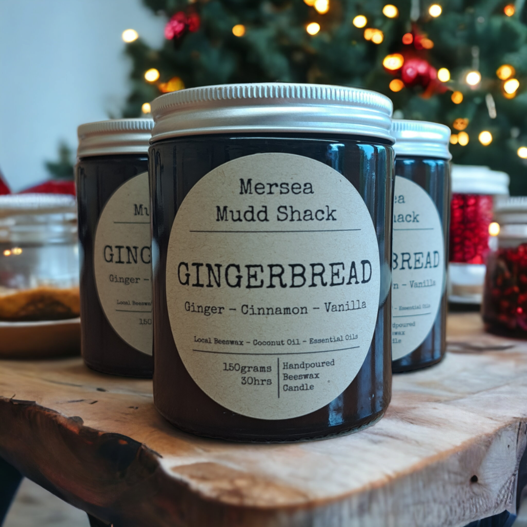 Gingerbread Festive Beeswax Candle