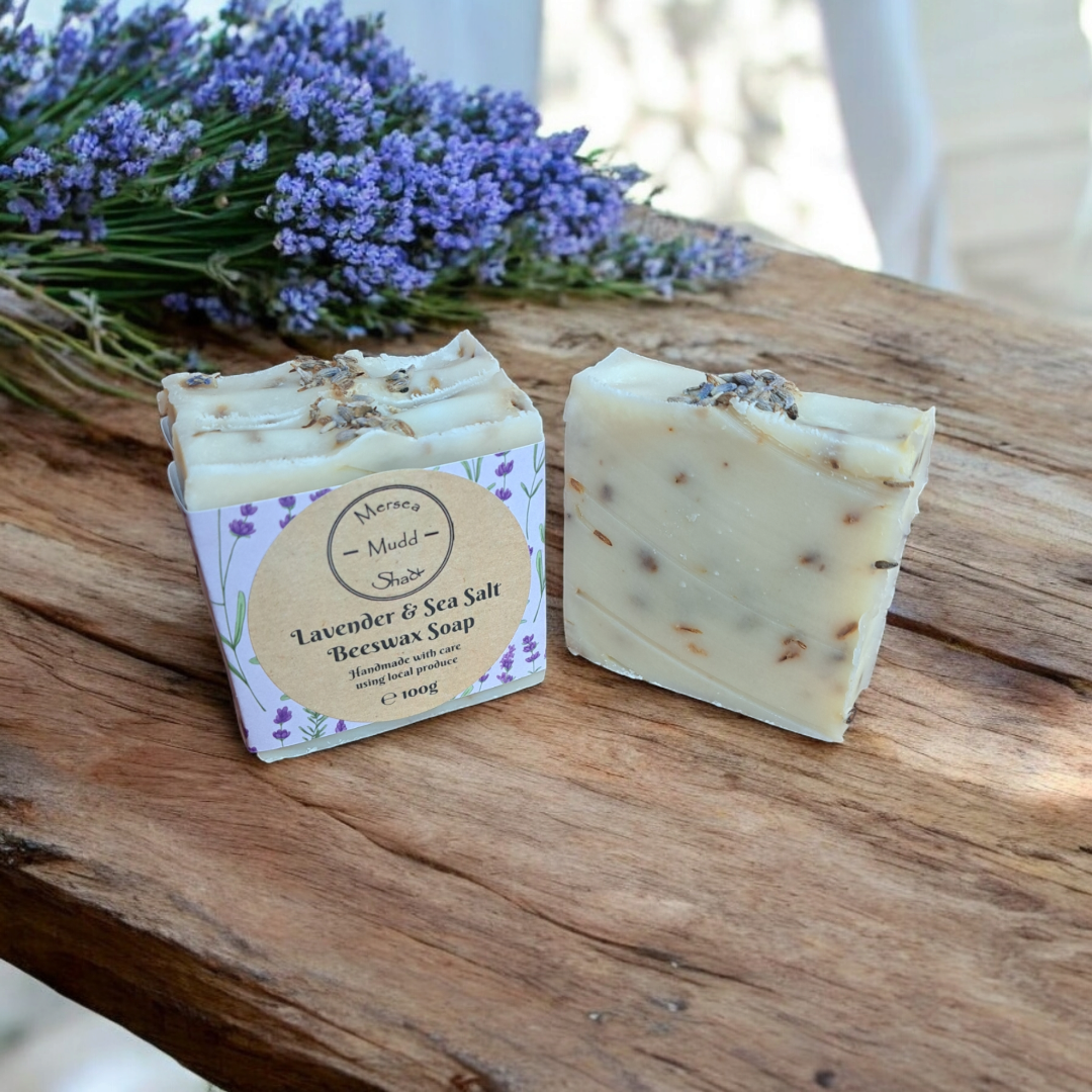 Lavender & Sea Salt Beeswax Soap