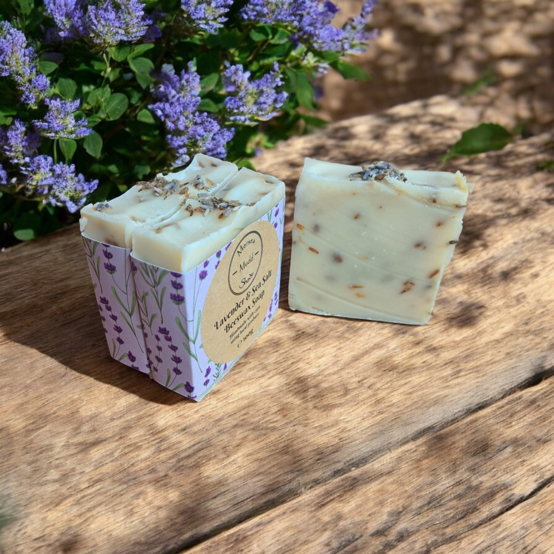 Lavender & Sea Salt Beeswax Soap